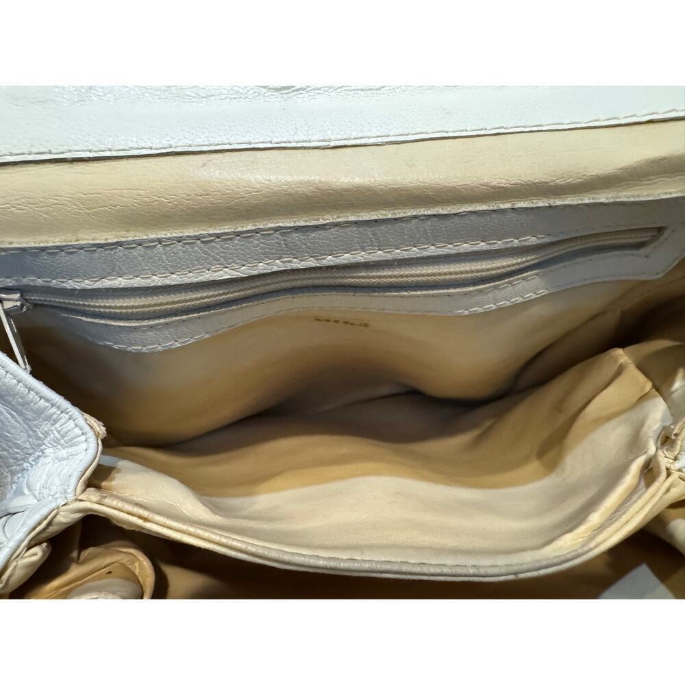 MIKa made in Italy, Dutch white leather bag. - Picture 3 of 10